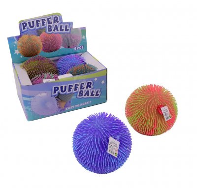 Fluffy stresskugle XL forskellige farver 23 cm