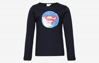 DC Supergirls Supergirl Wonderwoman langærmet shirt
