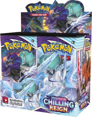 Pokémon Display Box 36-pack Booster samlekort Sword & Shield Chilling Reign