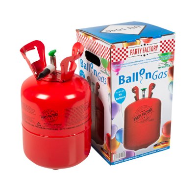 The Party Factory helium tank, 30 balloner
