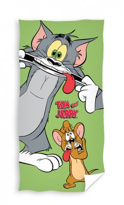 Tom og Jerry strandhåndklæde 70x140 CM