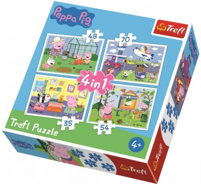Gurli Gris puslespill 4 i 1
