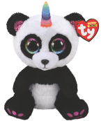 TY Paris panda bærer med hornet omkring 17 cm
