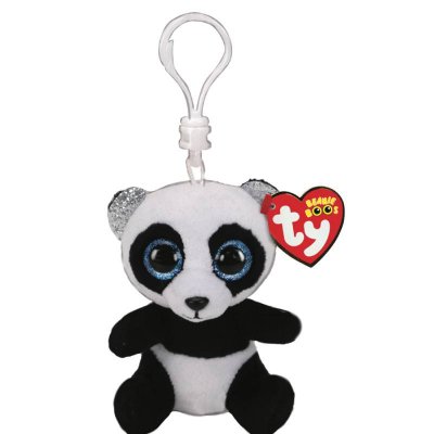 Ty Tøjdyr med Clip Bamboo Panda Beanie Boos