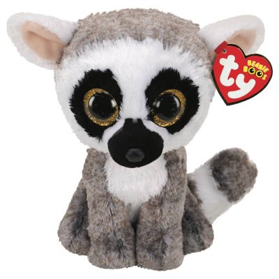 TY Tøjdyr Linus Lemur 16 cm