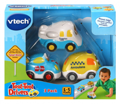 VTech Toot-Toot Diver 3-pakke redningskøretøj