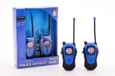Politiet walkie talkie 2-pack, der arbejder på 80m afstand
