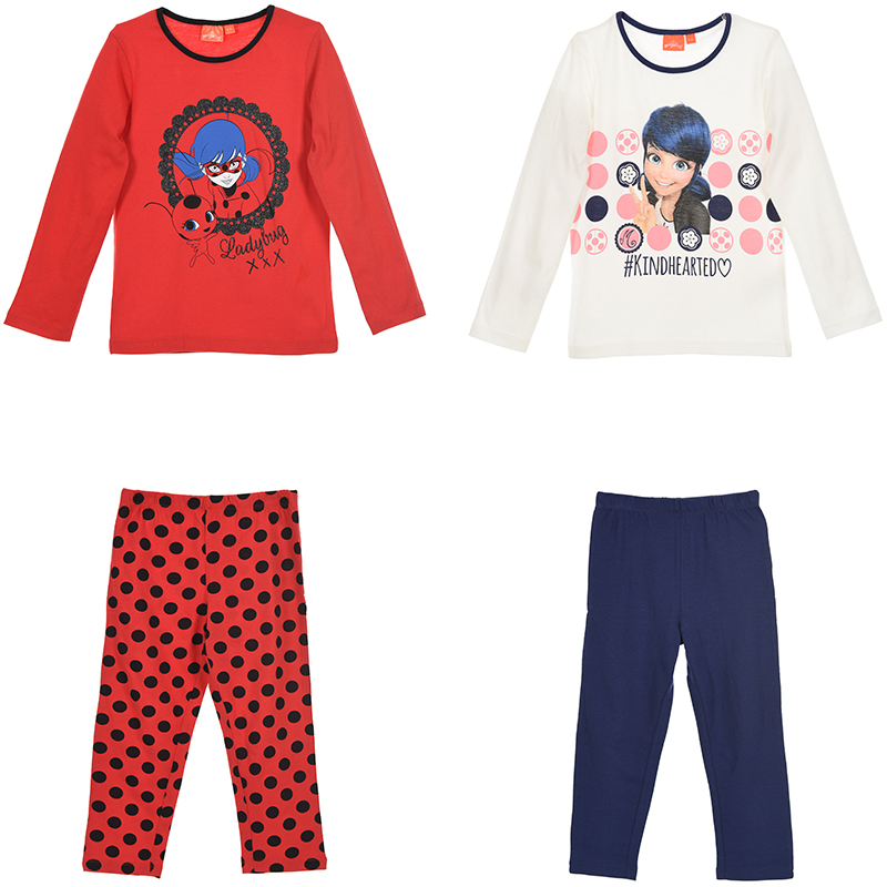 Ensemble MIRACULOUS LADYBUG rouge pyjama 2 pièces short New 2020 Rouge